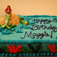 Little Mermaid Ariel Birthday Cake 