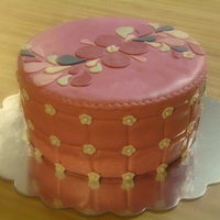Pink Paisley White cake with strawberry jam filling and fondant accents. Inspired by various cakes here on CC, thanks for all the inspiration!