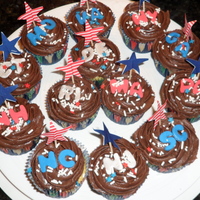 13 Colonies Cupcakes These cupcakes were for my US History class for our celebration after the Advanced Placement Exam. They have the abbreviations of the 13...