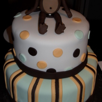 Mod Pod Pop Monkey This was made for a baby shower to match the baby's mod pod pop monkey theme nursery.