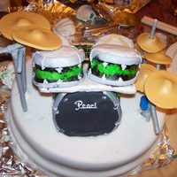 Disaster Drum Cake!! It was definitely a cake disaster!!!! I spent way too much time on it and it just collapsed pretty much when i put it together. I obviously...