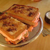 Grilled Cheese This is butter pecan cake with whip cream and vanilla pudding filling.