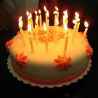 First Fondant Cake My 1st fondant cake. I made this for my 23rd birthday..