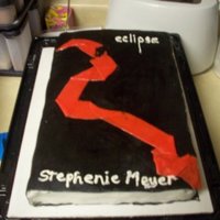 Twilight Book Cake I made this cake for my neices birhtday