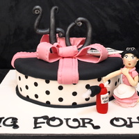 Big Four Oh! The idea behind the cake was to have 40 candles around the cake making it look like it's on fire! This is why I decided to add the...