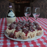 Spaghetti & Meatballs This was for an Italian themed dinner party. The "parmesan" is shaved white chocolate.