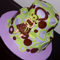 Mother-To-Be Shower My client loved the Pink Cake Box's "Pregnant Lady" cakes, so that was my inspiration for this cake...just with a little...