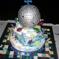 Disco Ball Cake 