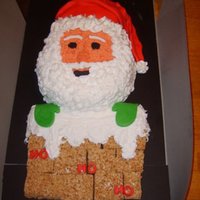 Santa santa cake