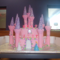 Castle Cake I made this princess castle cake for my granddaughter 1st birthday