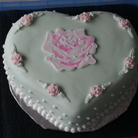 My First Heart Cake To my daughter's doctor there is moving to another hospital for a year ( she knows my daughter so much - she have a rare disease)