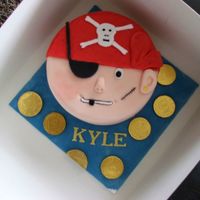 Pirate Cake 2 I made this cake for my Grandson's birthday so that he could take this one to nursery to share with his friends