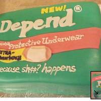 Depends.. Better Be Ready Depends Adult Diaper Pack.. made for a little who loves to laugh.. and sometimes a little too much.. Oopsy accident..