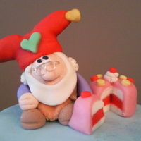 Kabouter Plop Birthday Cake Kabouter Plop is a famous belgian gnome. He loves to bake and is the centerpiece of this children's BD Cake