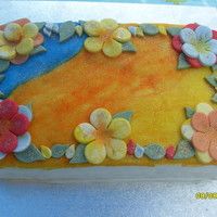 Summer Luau Cake 