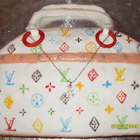 Louis Vuttion Handbag Cake 