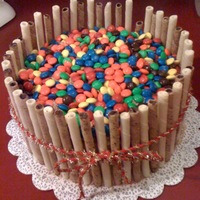 Chocolate Cake Just wanted to try this out, so I made it and sent it to work with my husband. It was a chocolate cake, chocolate mousse filling, chocolate...