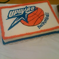 Upward Basketball Cake Upward Basketball Cake