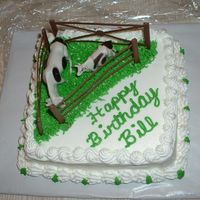 Cows In The Pasture This was a quick cake I did for an elderly friend who loves his cows!