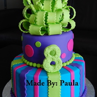 Funky & 8! A girl who loves LIME GREEN and is in love with the Cake Boss Show! The cake is going to be a big surprise for her 8th birthday! Her 1st...