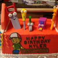 Handy Manny Birthday Cake 