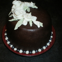 Birthday Cake My husband's birthday was the week after making my big shower cake for my d-i-law so I just made an extra 6 inch cake for him.Cake was...