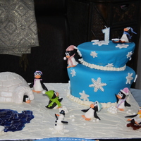 Jacob's First Birthday This cake was for my grandson's first birthday on Dec. 23rd. Although I had all kinds of trouble with the cake (used a different brand...