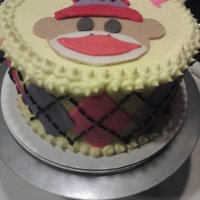 Sock Monkey I got the inspiration on this site, but I can't find the original! Thanks to the baker, though...this cake was a hit.