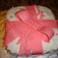 Wilton Course 3 Present Cake My first time using fondant