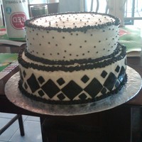 18Th Birthday Cake Made this for a friends 18th birthday- she had feathers that she wanted to go on top- so didn't want me to put anything on top of cake...