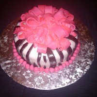 Pink Zebra Cake 