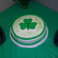 Shamrock Transfer lemon cake with lemon bc, the shamrock is a fbct.