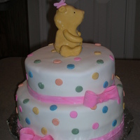 Classic Pooh My first attempt at rice krispy treat modeling. I'm pretty pleased with it except his legs are so short and the butterfly on his head...