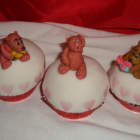 Who's Your Valentine? I made three cute little bears, one of which is having a little trouble deciding who will be her Valentine.