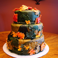 Camouflage Wedding Cake 
