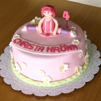 Stephanie In Lazytown This is a cake with Stephanie in LazyTown or Solla Stirda her original name in icelandic :0) Chocolate cake with chocolate and vanilla...