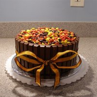 Candy Barrel Cake This is my Halloween version of the Candy Barrel Cake. It was so much fun to make! It's Chocolate layers with Chocolate Buttercream,...