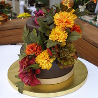 Chocolate Fondant Groom's Cake This is the cake I made for my brother's wedding. It's chocolate layers with peanut butter filling, chocolate buttercream and...