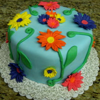 Spring Cake For Betty French Vanilla with cherry filling.