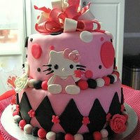 Hello Kitty Fondant and gum paste.