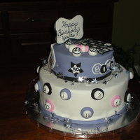 50Th Birthday Bingo Cake 50th birthday cake for a woman who loves Bingo