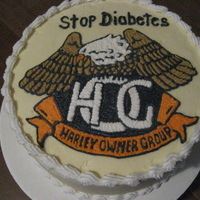 Eagle Cake This was actually a fundraiser cake but great for a man's birthday cake. All free - hand drawn with a tooth pick. Decorated in...