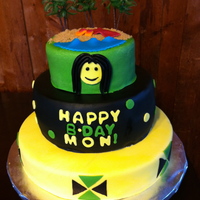 Jamaican Themed Cake Diff flavors...