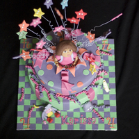 Dora The Explorer Exploding Birthday Cake I made this recently for my daughters friend for her 4th Birthday