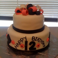 Formal 12Th Birthday Cake 