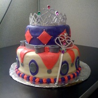 Princess Libby Turns 7 This one was trouble, but from far a way I think it turned out pretty cute. Had a tough time with the fondant and the silver spray - not my...