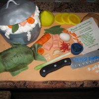 Fish Soup This was a birthday cake I made for a fisher who loves to cook his catch.