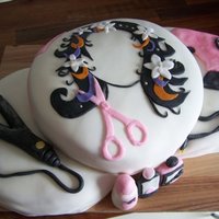 Hairdresser Graduation Cake My best friend was graduating as a hairdresser