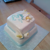 My First Tiered Cake Pillowing is very difficult.