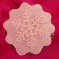 Snowflake Wedding snowflake cake for a wedding tower